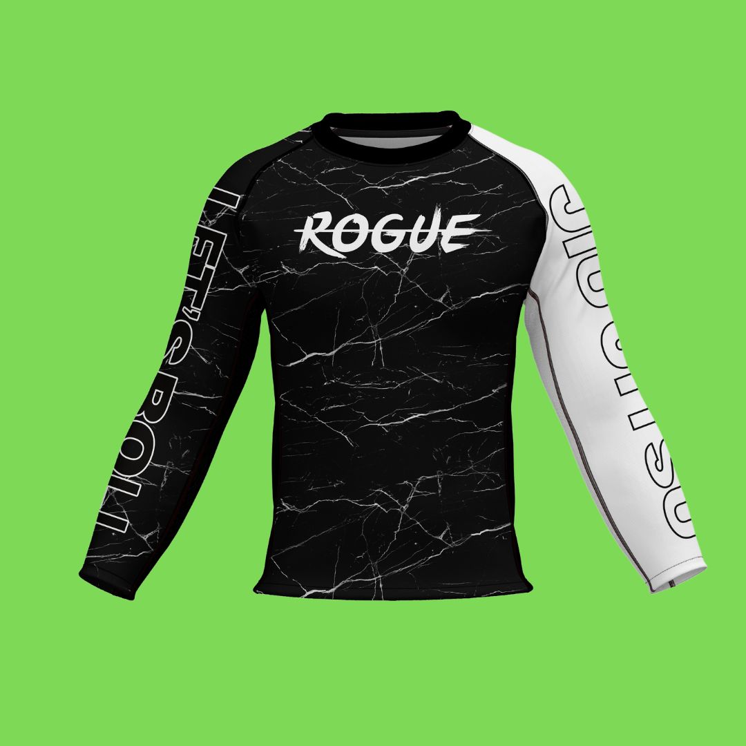 Black & White Jiu Jitsu Rashguard