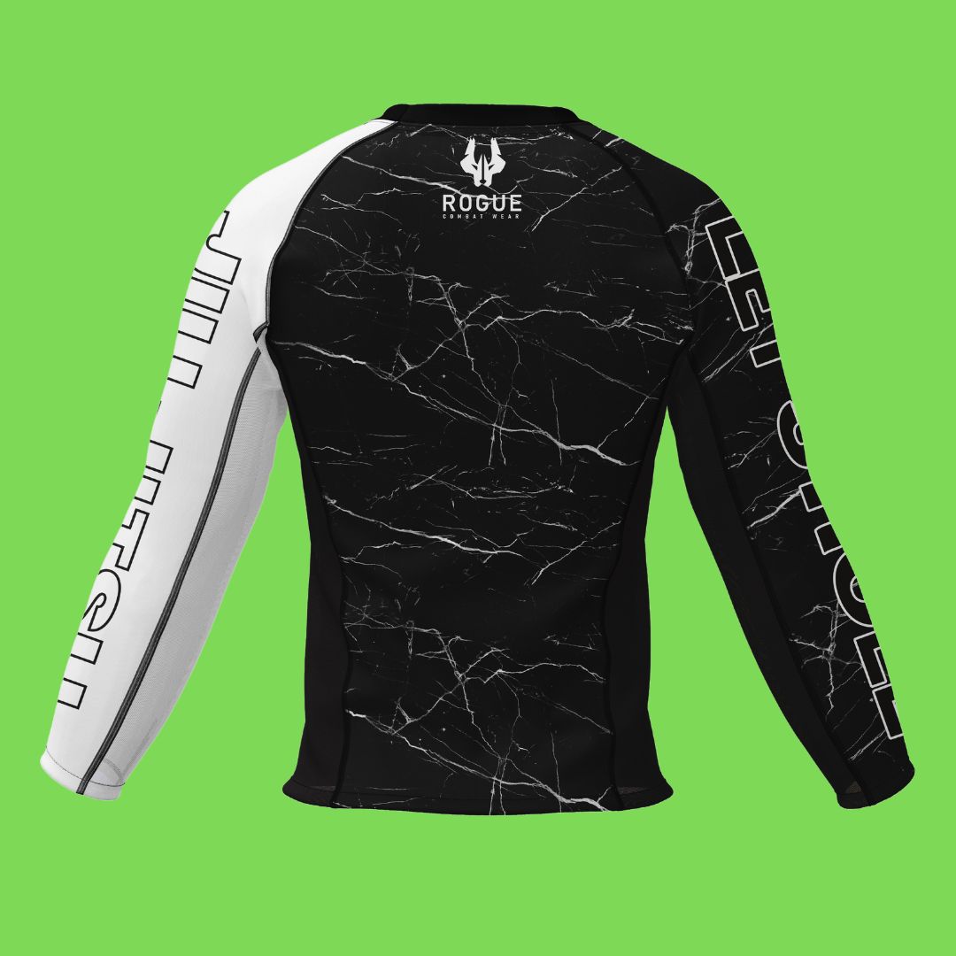 Black & White Jiu Jitsu Rashguard